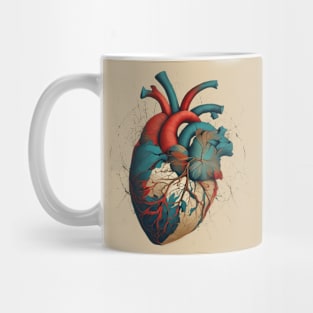 Natural Layers Heart Mug